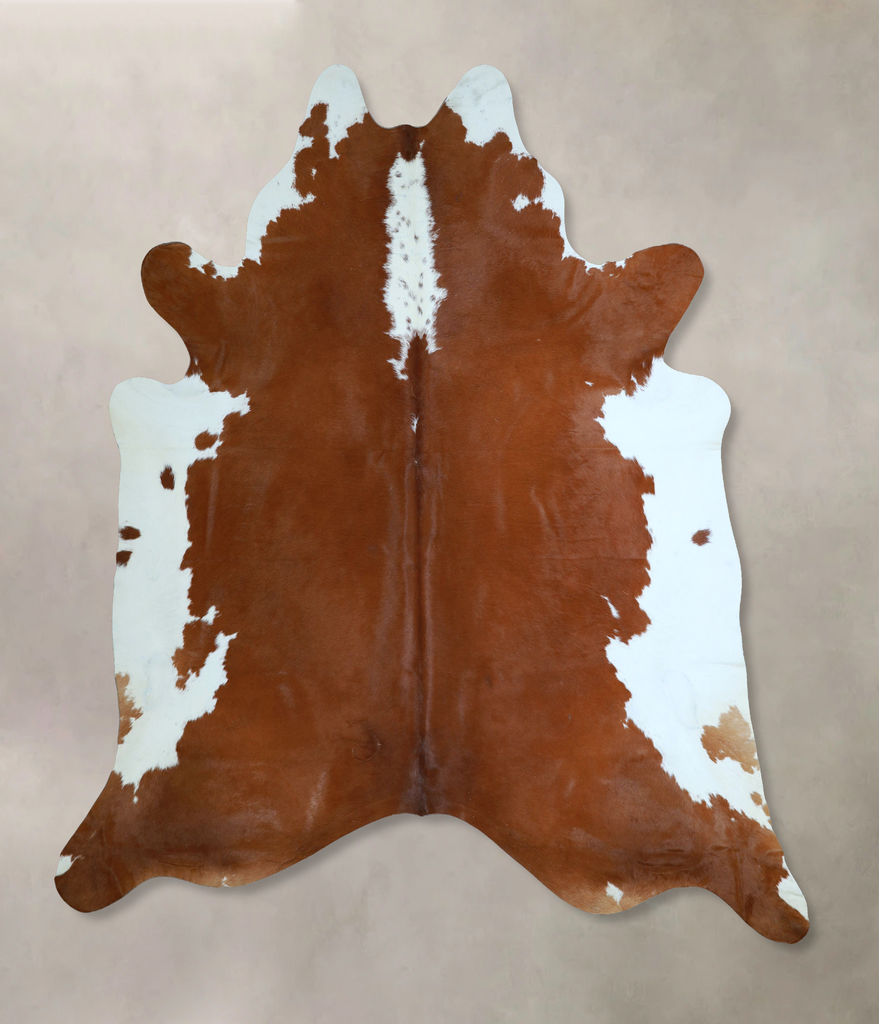 Hereford XX-Large Brazilian Cowhide Rug 8'3"H x 7'7"W #A45863 by Hudson Hides