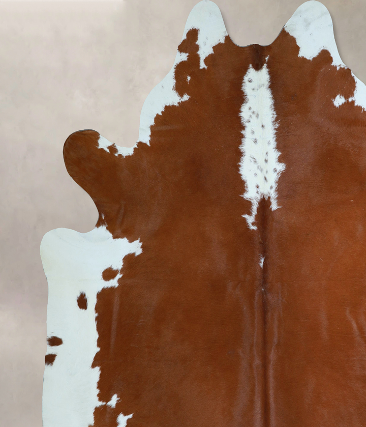 Hereford XX-Large Brazilian Cowhide Rug 8'3"H x 7'7"W #A45863 by Hudson Hides