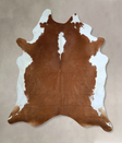 Hereford XX-Large Brazilian Cowhide Rug 7'11"H x 6'7"W #A45864 by Hudson Hides