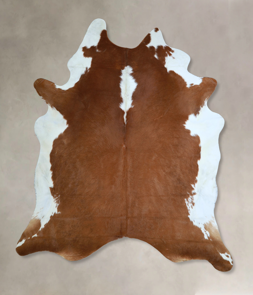 Hereford XX-Large Brazilian Cowhide Rug 7'11"H x 6'7"W #A45864 by Hudson Hides