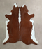 Hereford X-Large Brazilian Cowhide Rug 7'2