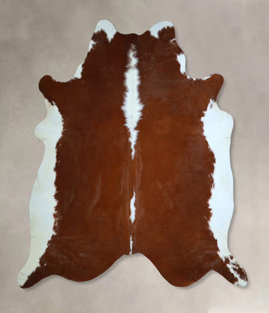 Hereford XX-Large Brazilian Cowhide Rug 7'10"H x 7'8"W #A45872 by Hudson Hides
