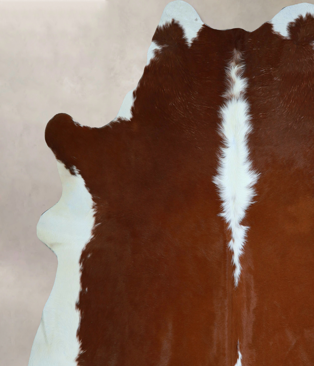 Hereford XX-Large Brazilian Cowhide Rug 7'10"H x 7'8"W #A45872 by Huds