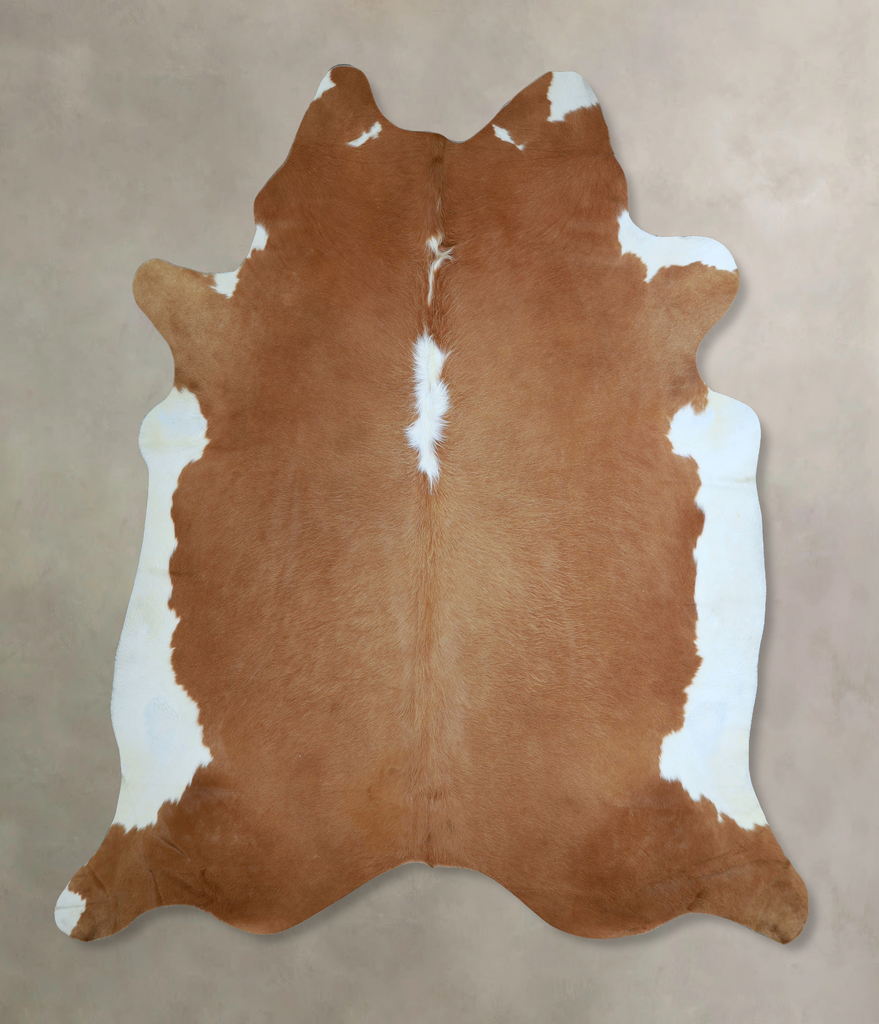 Hereford XX-Large Brazilian Cowhide Rug 8'3"H x 7'11"W #A45875 by Hudson Hides