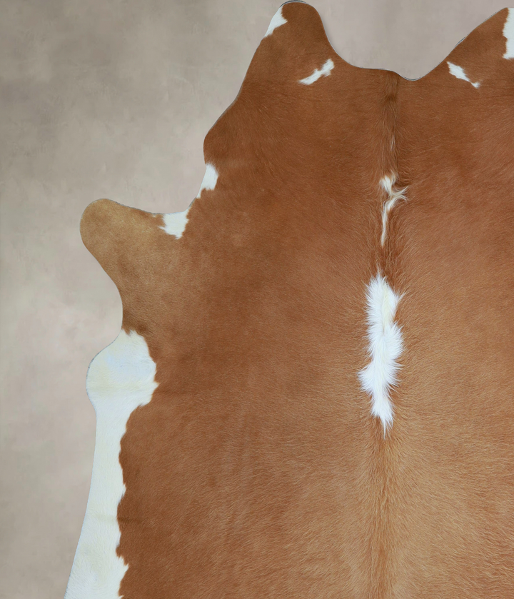 Hereford XX-Large Brazilian Cowhide Rug 8'3"H x 7'11"W #A45875 by Hudson Hides