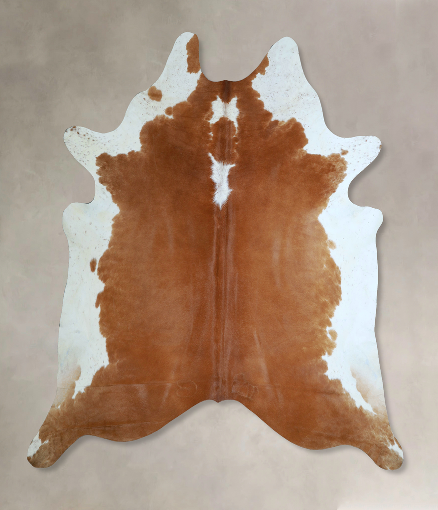 Hereford XX-Large Brazilian Cowhide Rug 8'4"H x 7'8"W #A45883 by Hudson Hides