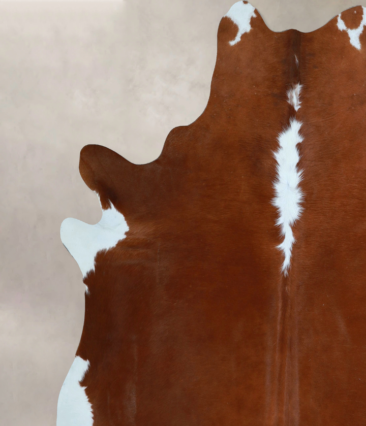 Hereford XX-Large Brazilian Cowhide Rug 7'5"H x 6'10"W #A45884 by Hudson Hides
