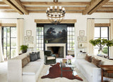 Hereford XX-Large Brazilian Cowhide Rug 7'5"H x 6'10"W #A45884 by Hudson Hides