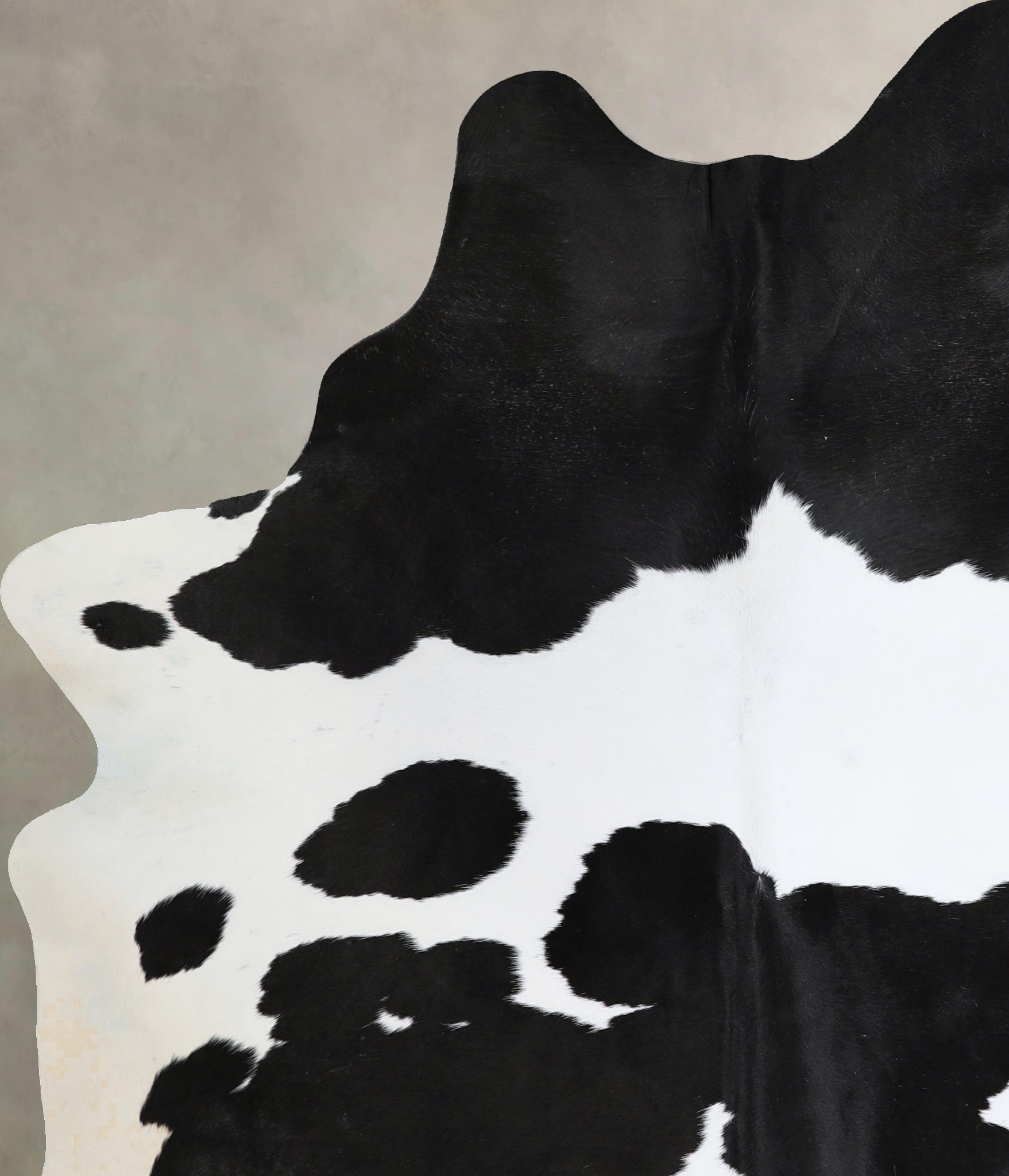 Black and White Cowhide Rug #A45887
