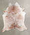Salt and Pepper Brown X-Large Brazilian Cowhide Rug 7'6