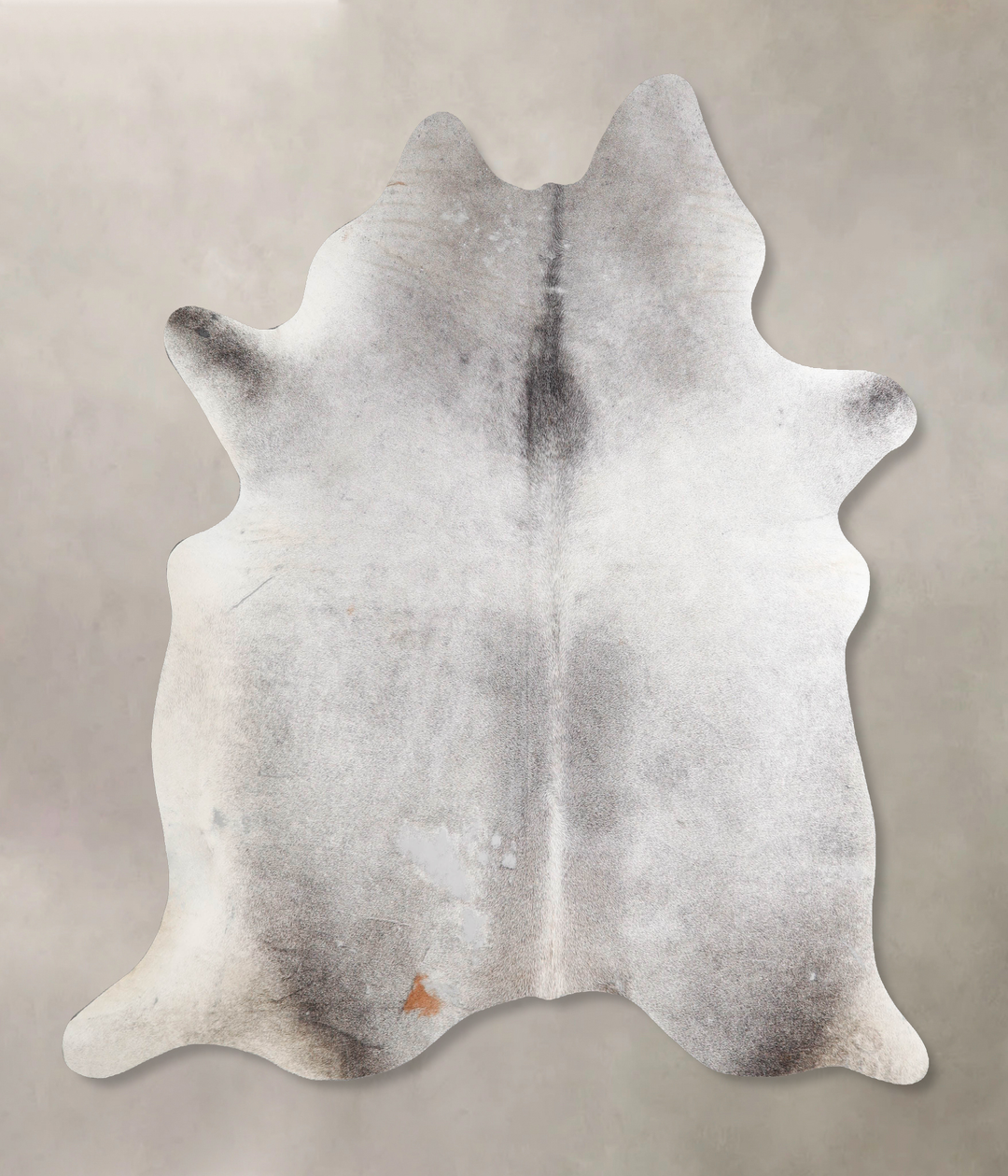 Medium Grey X-Large Brazilian Cowhide Rug 6'10"H x 6'4"W #A45935 by Hu