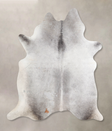 Medium Grey X-Large Brazilian Cowhide Rug 6'10"H x 6'4"W #A45935 by Hudson Hides