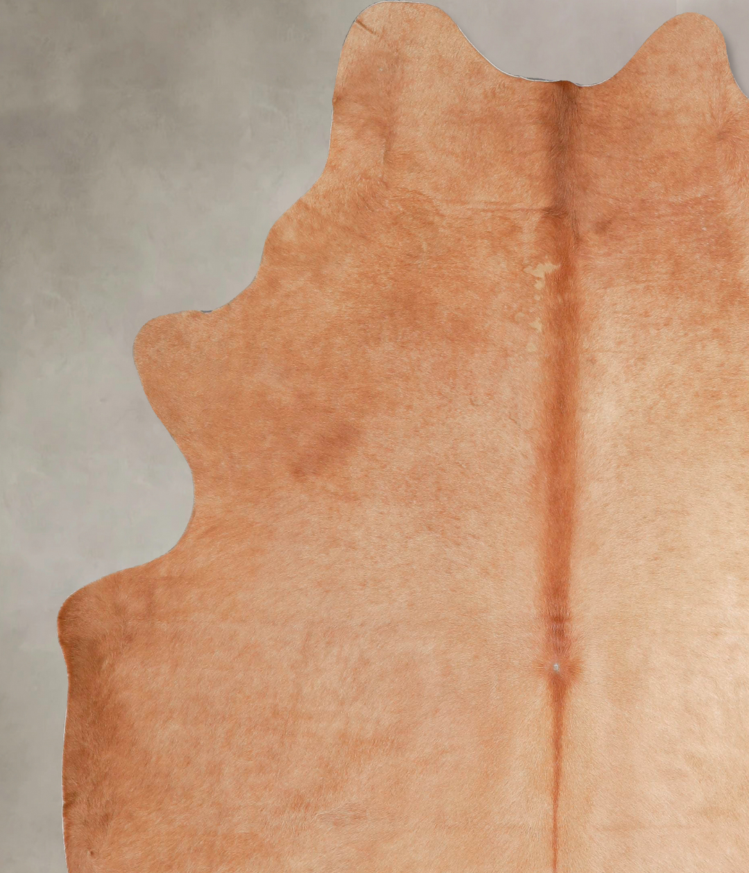 Beige X-Large Brazilian Cowhide Rug 7'0"H x 5'9"W #A45952 by Hudson Hi