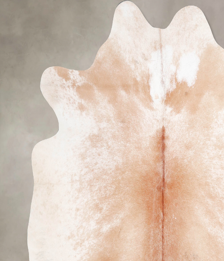 Light Caramel X-Large Brazilian Cowhide Rug 6'5"H x 6'6"W #A45967 by Hudson Hides