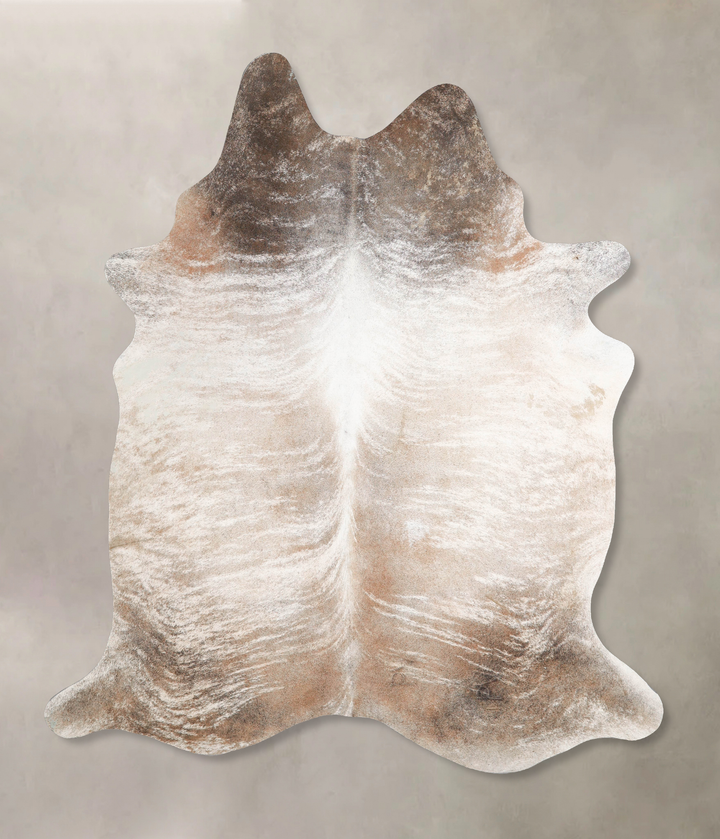 Light Brindle X-Large Brazilian Cowhide Rug 7'8"H x 6'2"W #A45968 by Hudson Hides