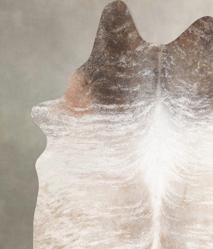 Light Brindle X-Large Brazilian Cowhide Rug 7'8"H x 6'2"W #A45968 by Hudson Hides