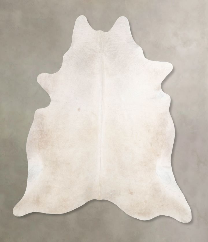 Champagne XX-Large Brazilian Cowhide Rug 7'3"H x 6'10"W #A45970 by Hudson Hides