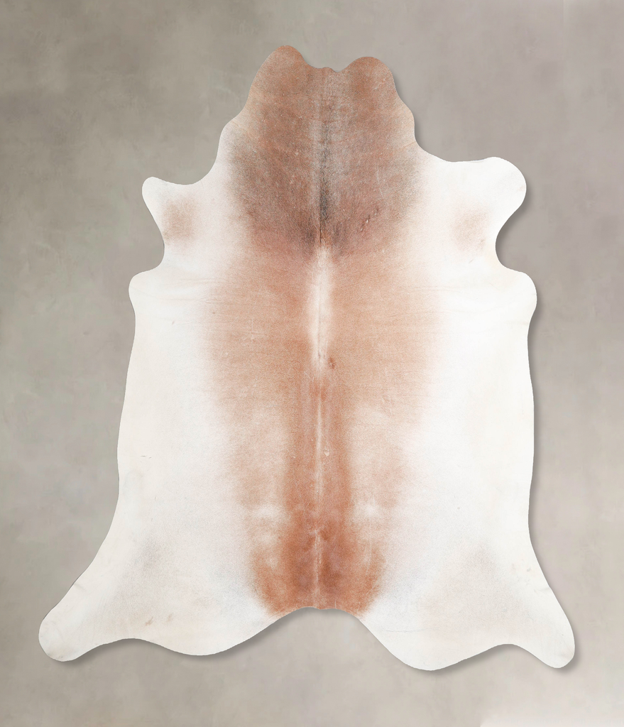 Light Caramel X-Large Brazilian Cowhide Rug 6'8"H x 6'9"W #A45976 by Hudson Hides