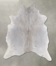 Medium Grey Large Brazilian Cowhide Rug 6'2"H x 6'0"W #A4600 by Hudson Hides