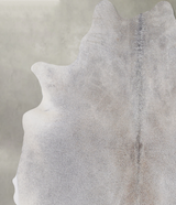 Medium Grey Large Brazilian Cowhide Rug 6'2"H x 6'0"W #A4600 by Hudson Hides