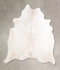 Ivory with Beige X-Large Brazilian Cowhide Rug 7'1