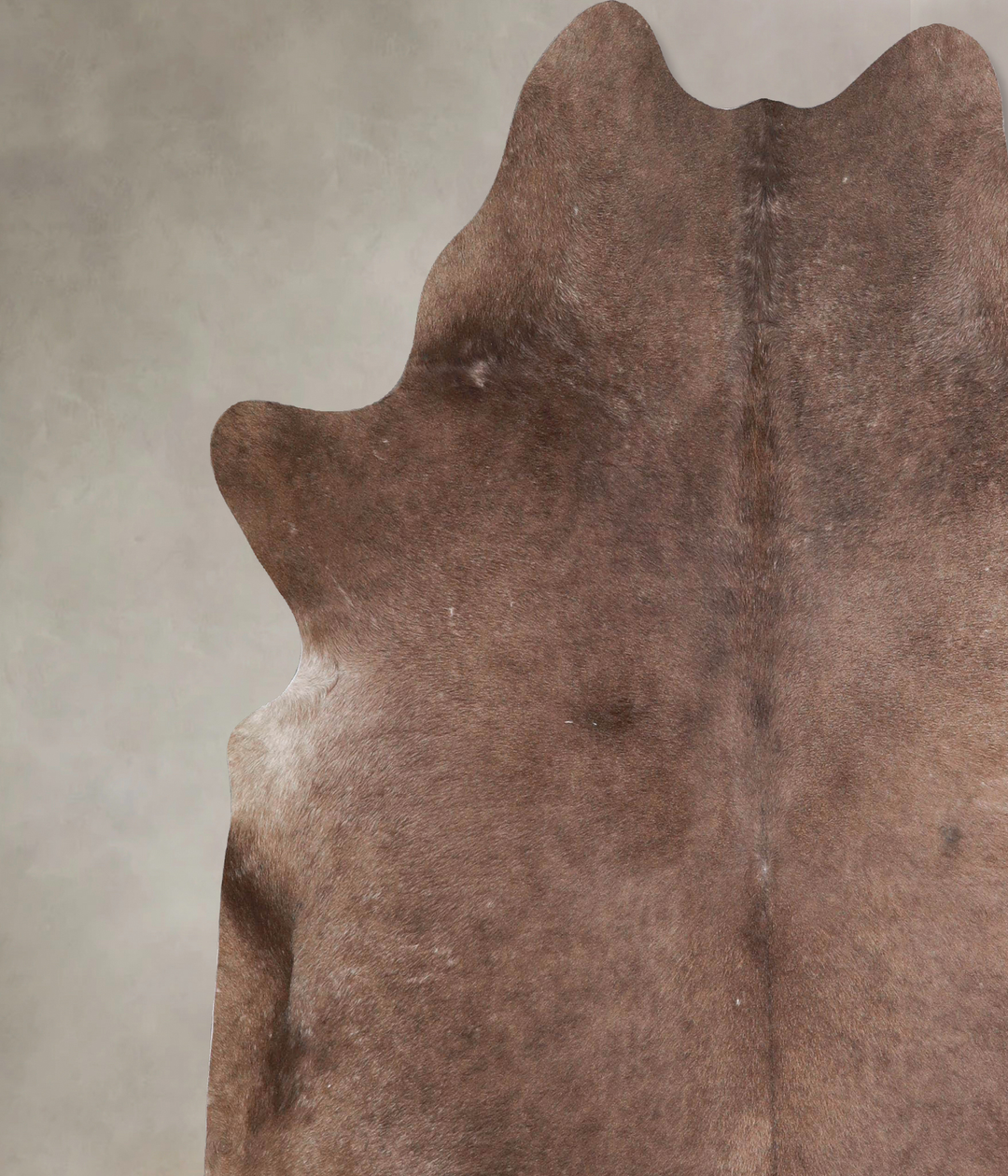 Taupe X-Large Brazilian Cowhide Rug 7'1"H x 6'9"W #A46031 by Hudson Hi