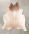 Light Caramel X-Large Brazilian Cowhide Rug 7'4