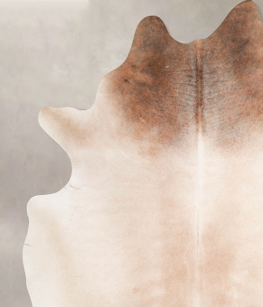 Light Caramel X-Large Brazilian Cowhide Rug 7'4"H x 6'3"W #A46034 by H