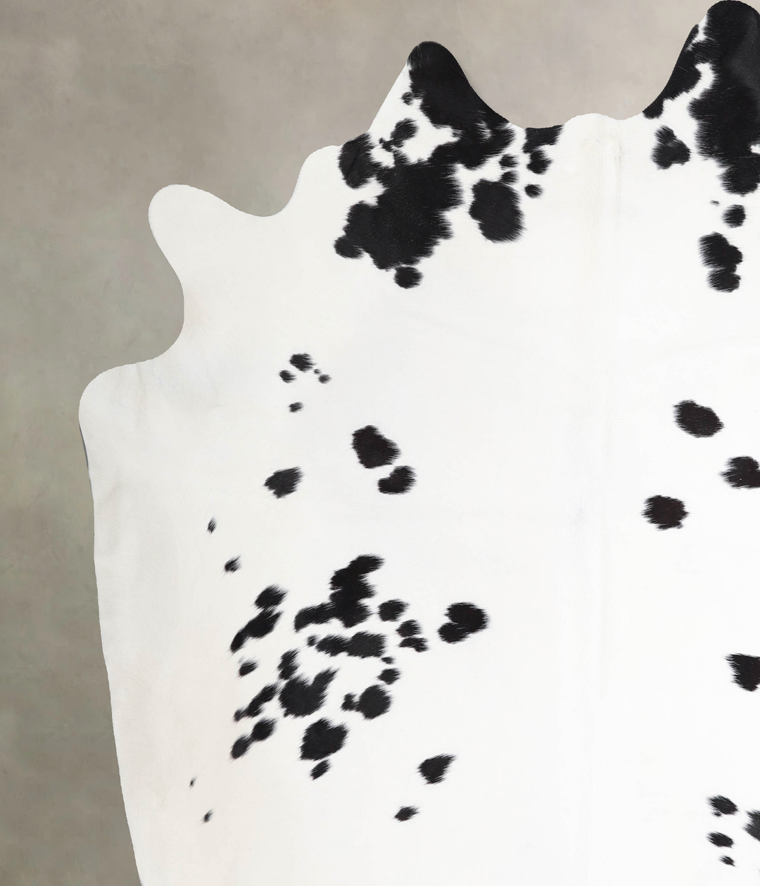 Black and White XX-Large Brazilian Cowhide Rug 7'6"H x 7'3"W #A46085 b