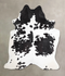 Black and White XX-Large Brazilian Cowhide Rug 7'11