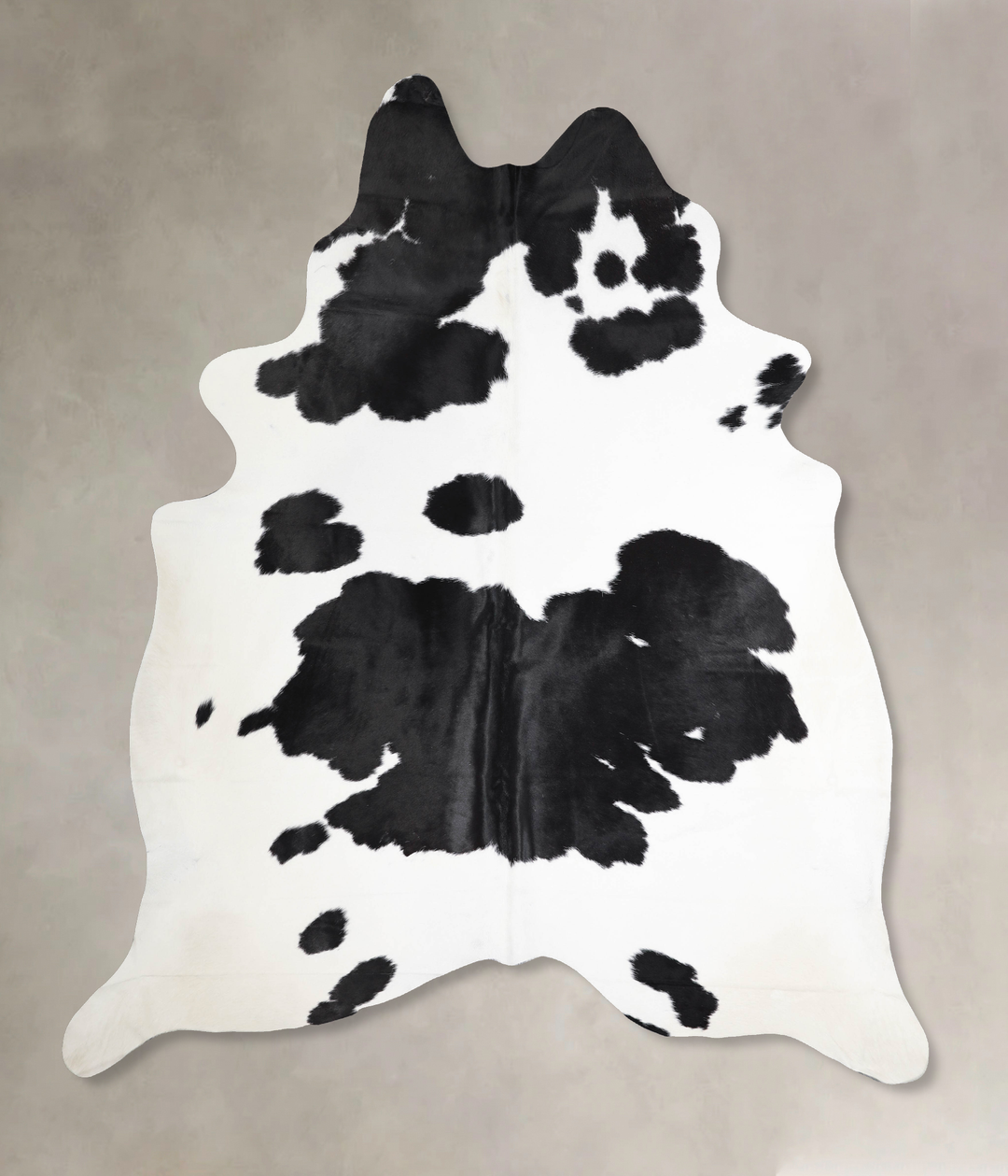 Black and White XX-Large Brazilian Cowhide Rug 8'6"H x 7'3"W #A46107 b