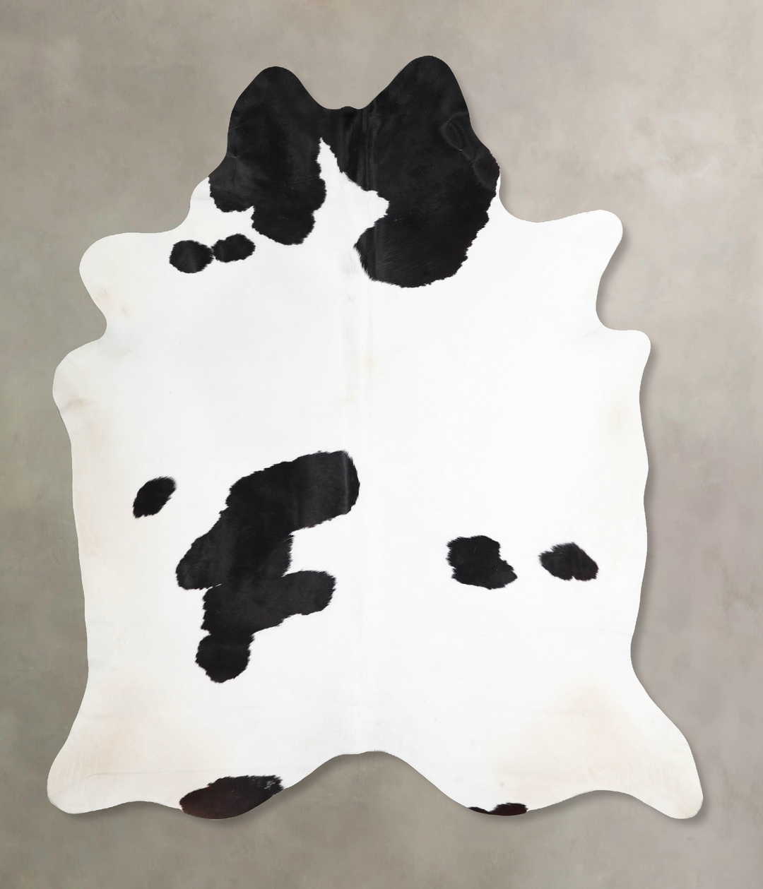 Black and White XX-Large Brazilian Cowhide Rug 8'0"H x 7'0"W #A46116 b