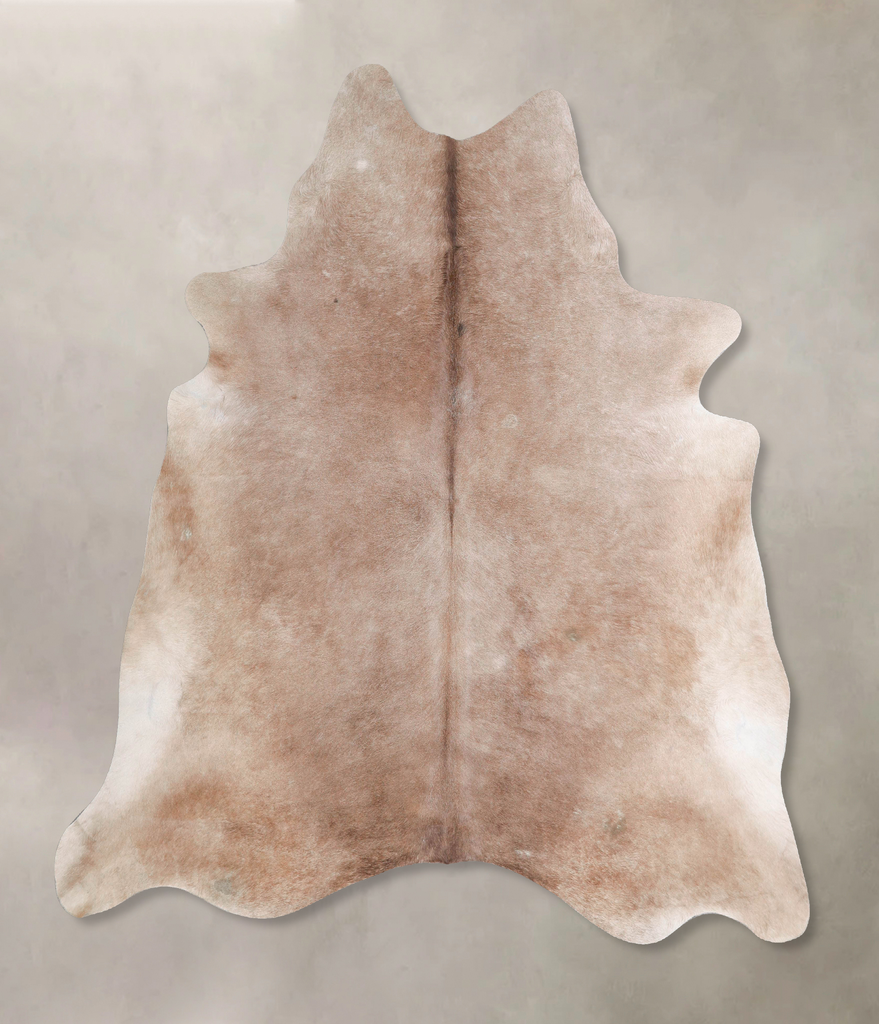 Taupe Large Brazilian Cowhide Rug 6'4"H x 5'11"W #A46137 by Hudson Hides