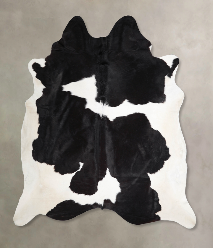 Black and White XX-Large Brazilian Cowhide Rug 8'5"H x 7'6"W #A46141 by Hudson Hides