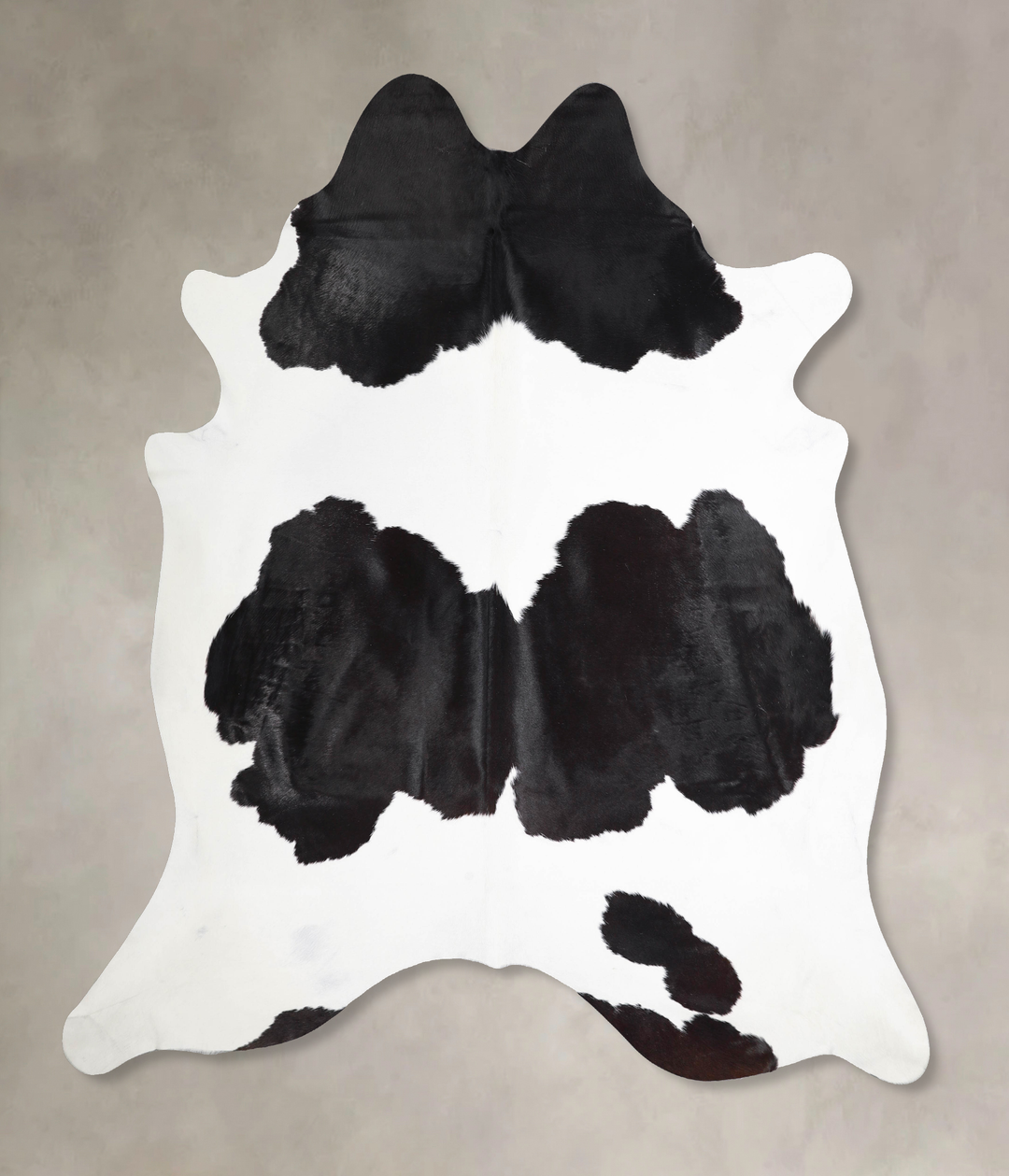 Black and White XX-Large Brazilian Cowhide Rug 7'10"H x 7'8"W #A46147 
