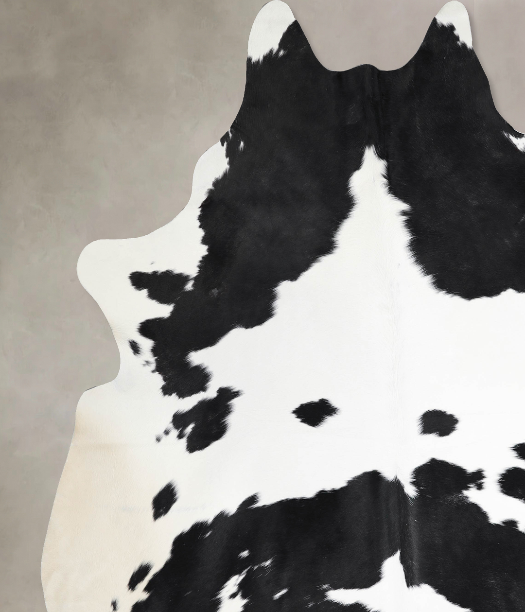 Black and White XX-Large Brazilian Cowhide Rug 8'3"H x 7'1"W #A46164 b