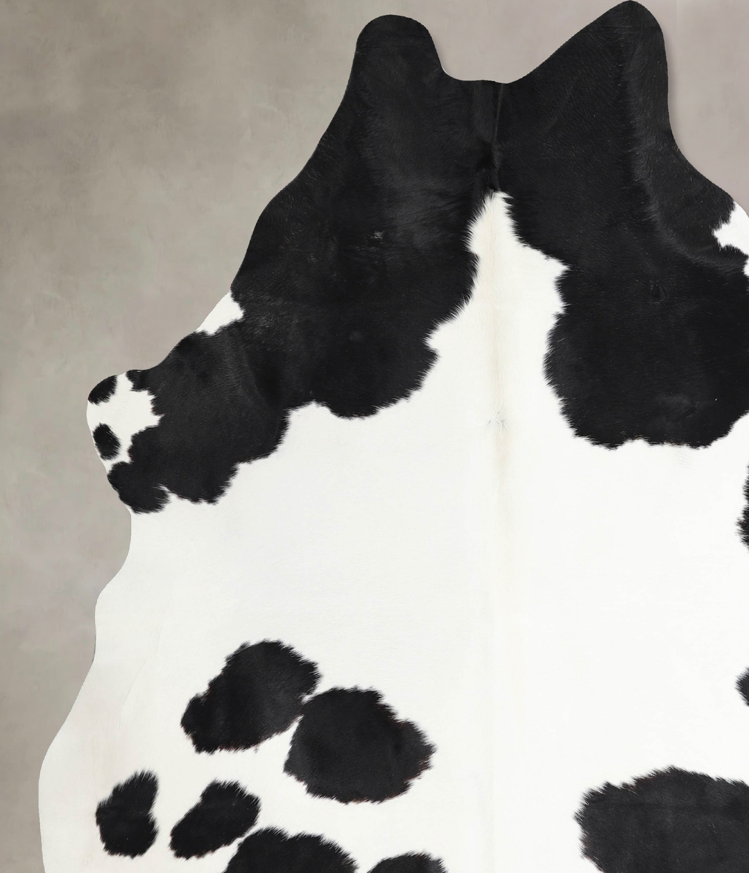 Black and White XX-Large Brazilian Cowhide Rug 7'7"H x 6'7"W #A46165 b