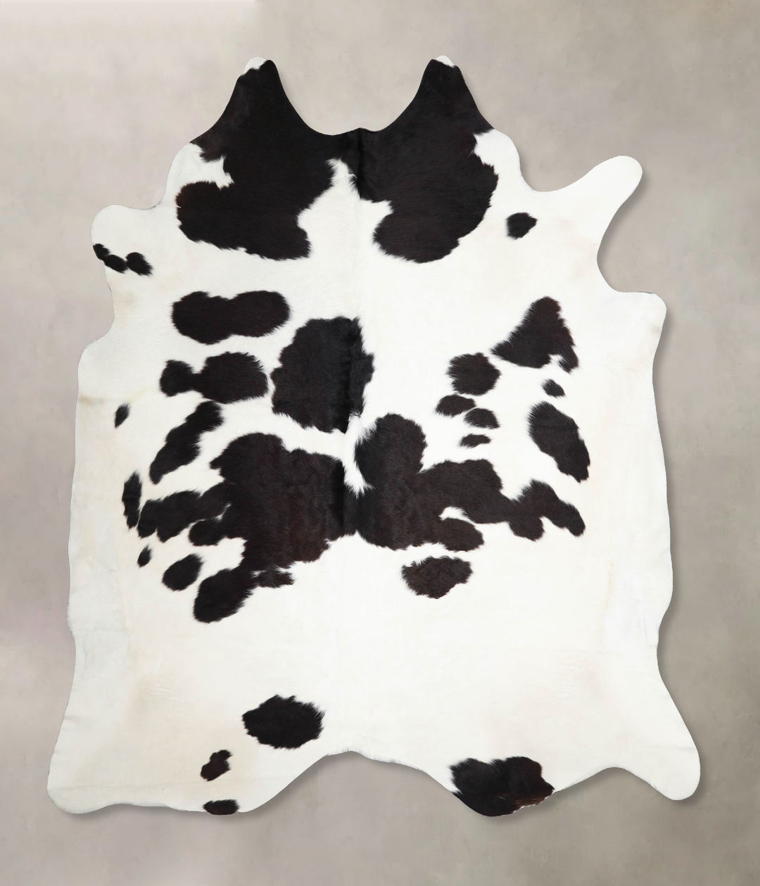 Black and White XX-Large Brazilian Cowhide Rug 7'9"H x 7'0"W #A46168 b