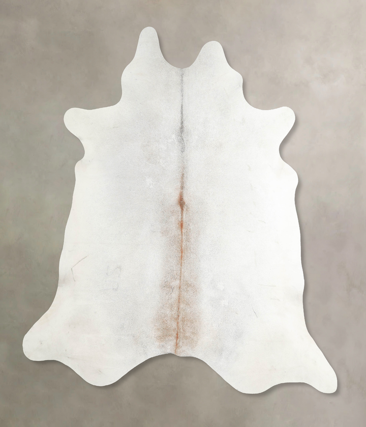 Grey with Beige X-Large Brazilian Cowhide Rug 7'1"H x 6'7"W #A46178 by Hudson Hides