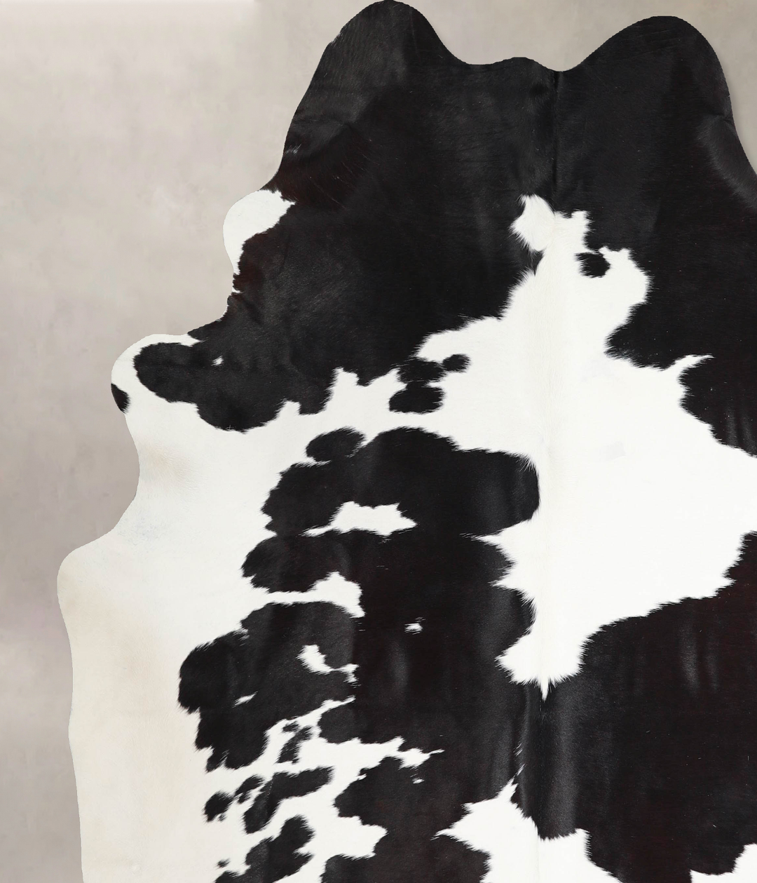 Black and White XX-Large Brazilian Cowhide Rug 7'6"H x 7'2"W #A46191 b