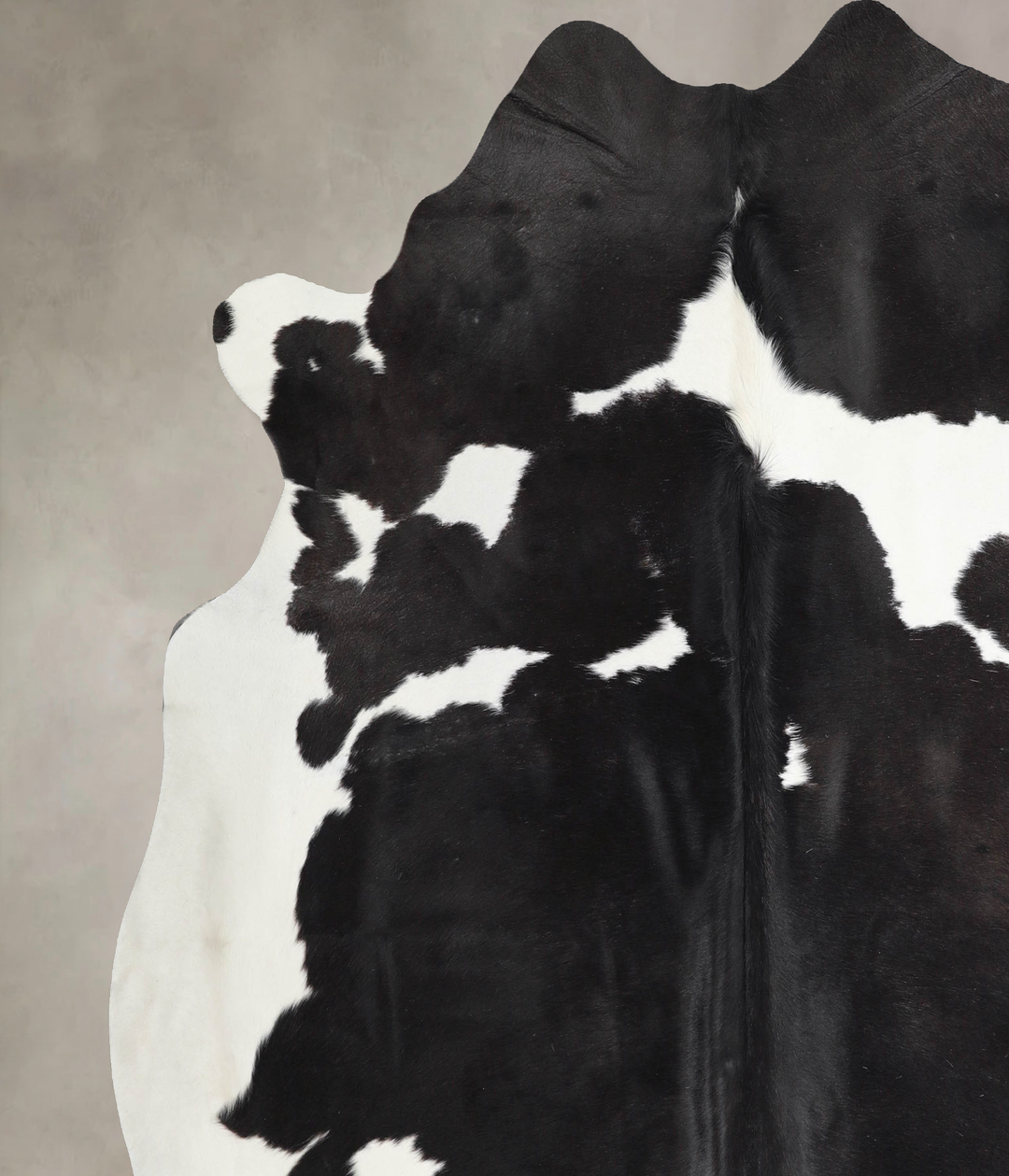 Black and White XX-Large Brazilian Cowhide Rug 7'3"H x 7'10"W #A46192 