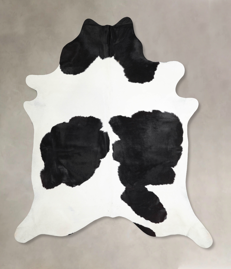 Black and White XX-Large Brazilian Cowhide Rug 8'3"H x 7'4"W #A46226 by Hudson Hides