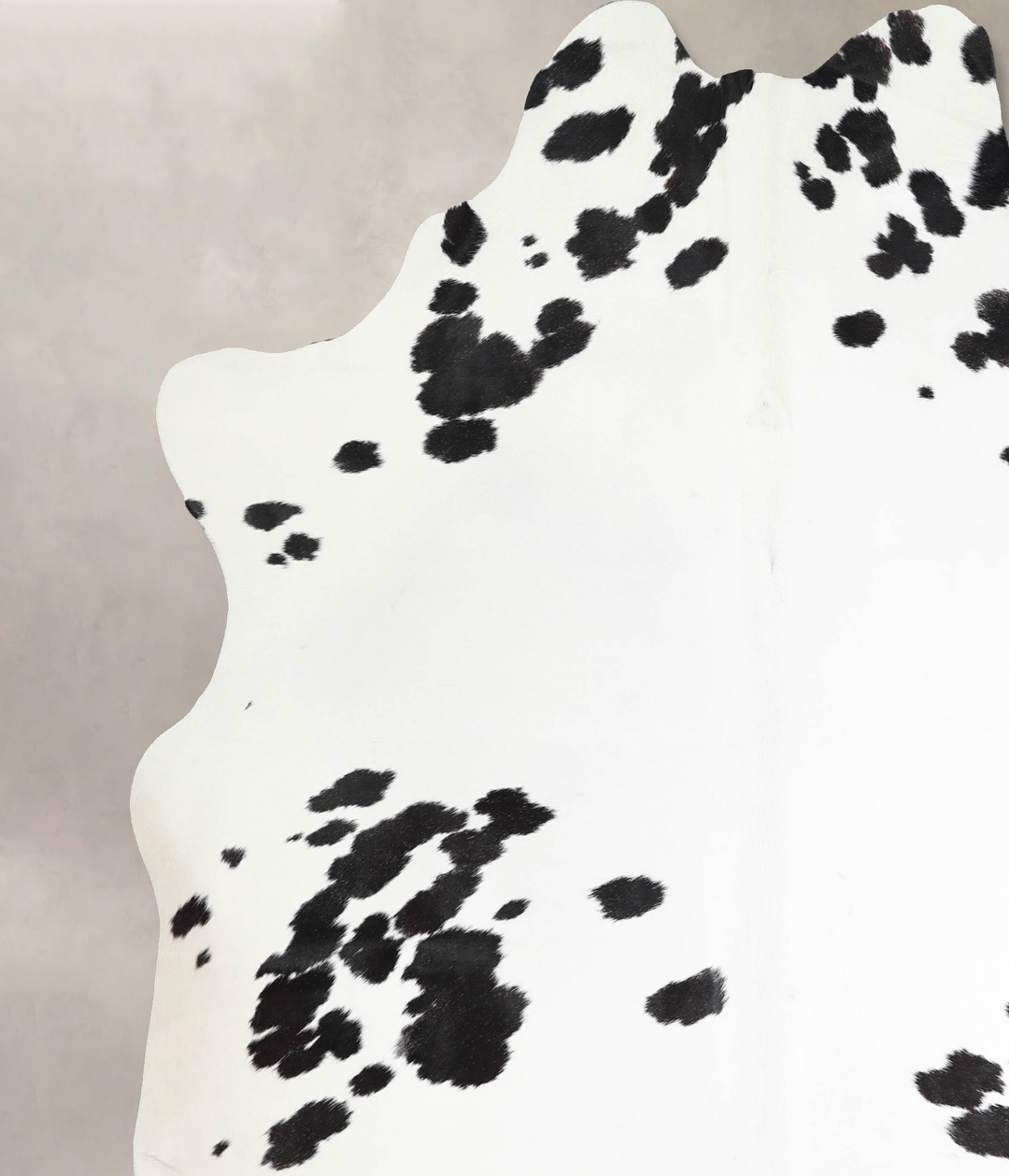 Black and White XX-Large Brazilian Cowhide Rug 7'9"H x 7'0"W #A46229 b