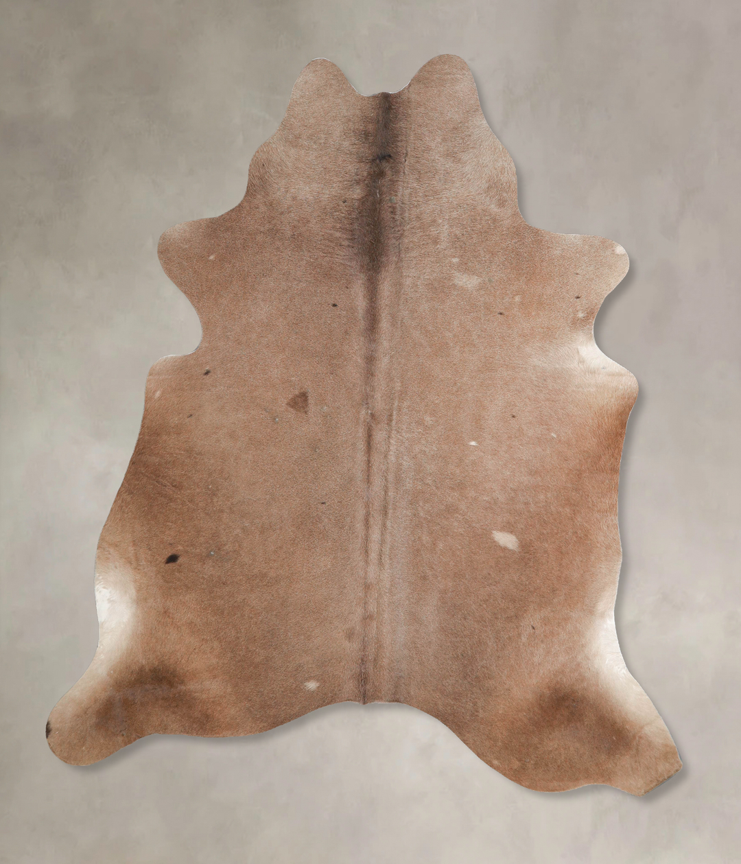 Taupe Large Brazilian Cowhide Rug 6'5"H x 5'10"W #A46233 by Hudson Hid