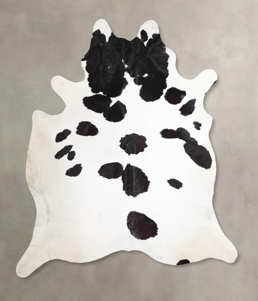 Black and White XX-Large Brazilian Cowhide Rug 8'5"H x 7'7"W #A46320 by Hudson Hides