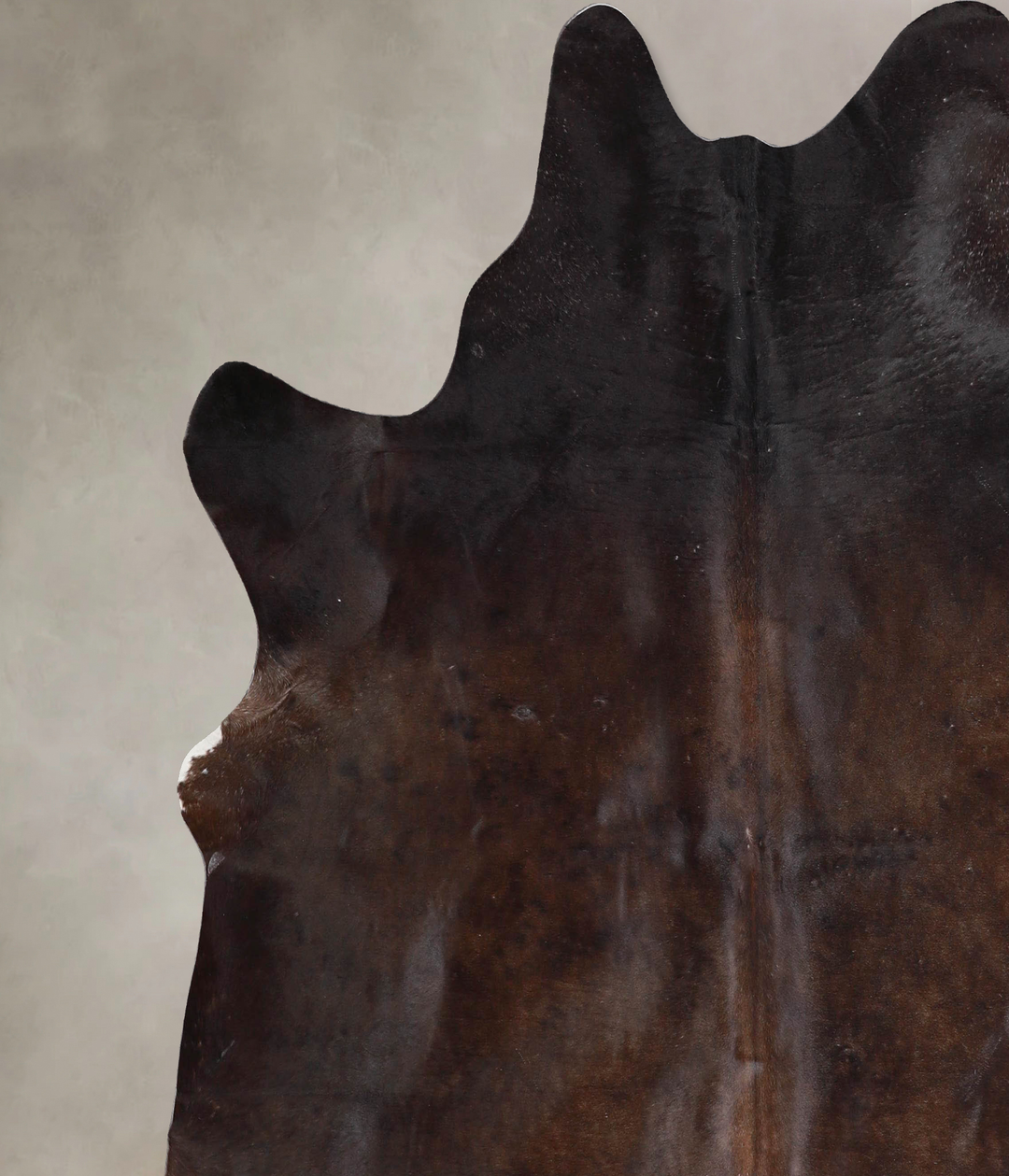 Chocolate X-Large Brazilian Cowhide Rug 6'9"H x 7'0"W #A46334 by Hudso
