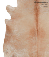 Beige XX-Large Brazilian Cowhide Rug 7'6"H x 6'11"W #A4634 by Hudson Hides