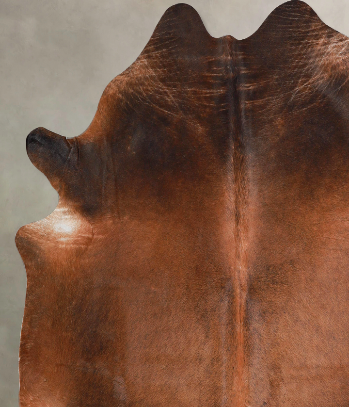 Warm Caramel XX-Large Brazilian Cowhide Rug 7'0"H x 7'3"W #A46370 by Hudson Hides