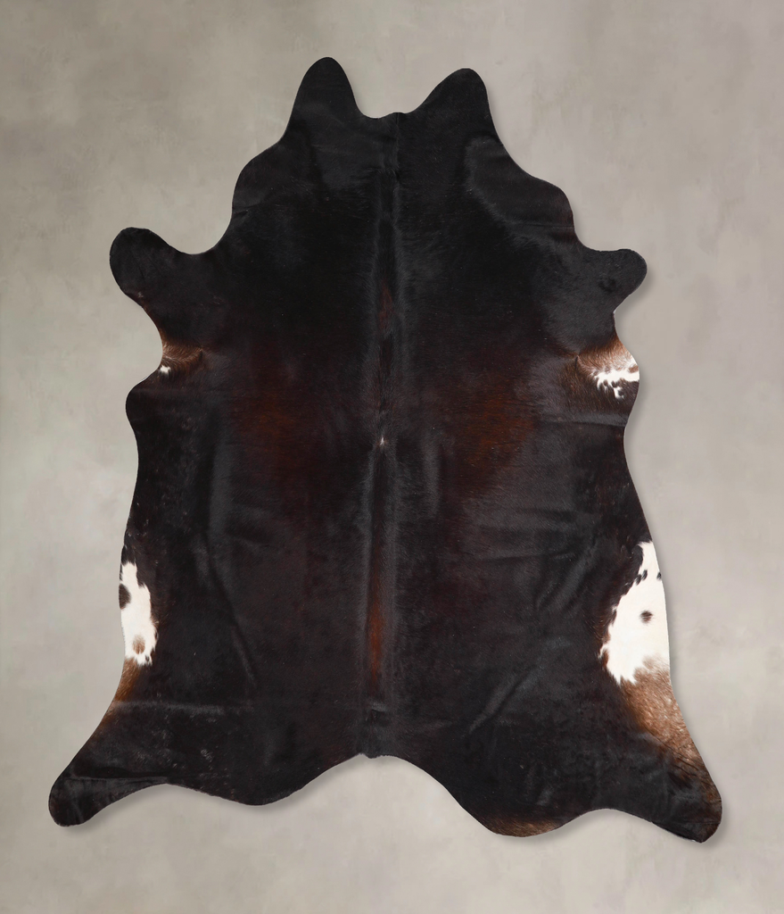 Chocolate X-Large Brazilian Cowhide Rug 7'0"H x 6'10"W #A46374 by Hudson Hides