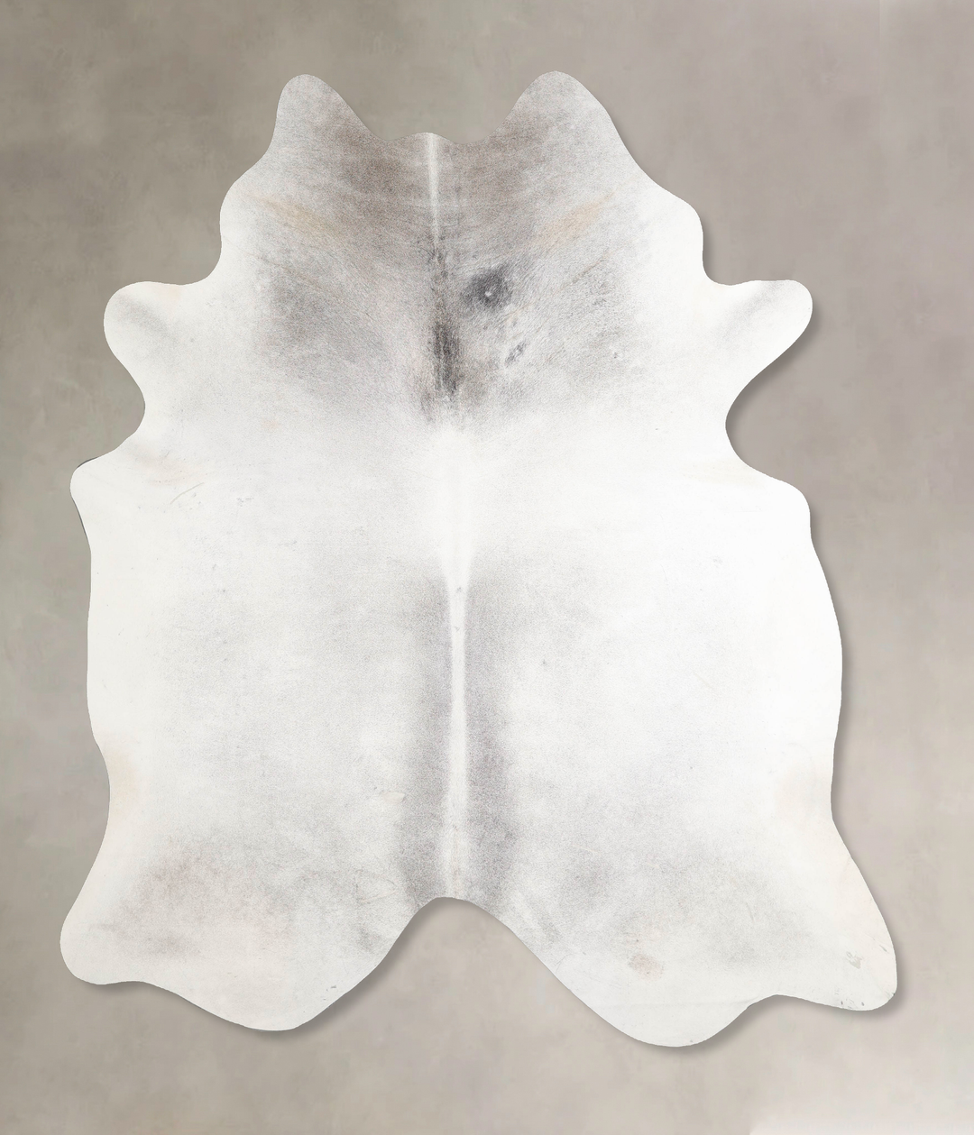 Medium Grey XX-Large Brazilian Cowhide Rug 7'10"H x 6'10"W #A46387 by 